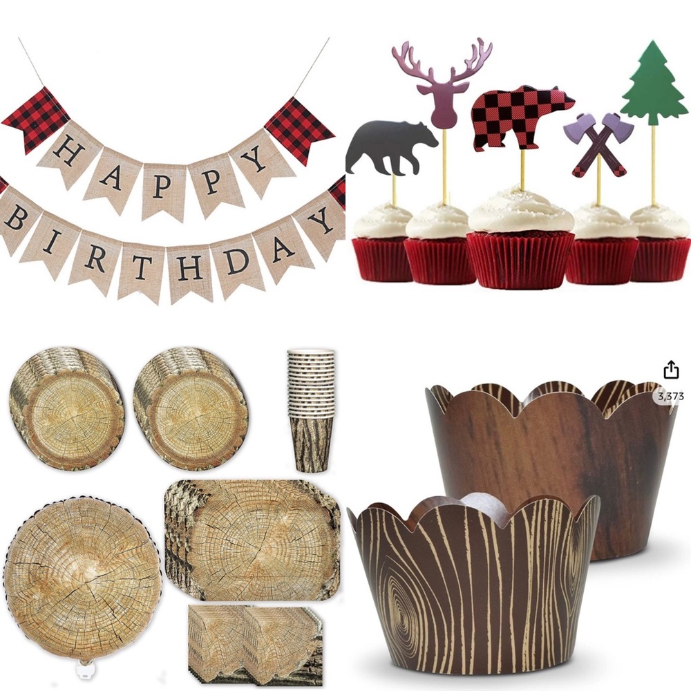 Lumberjack Outdoors Theme Birthday
